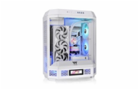 THERMALTAKE Case The Tower 600, ATX, Průhledná bočnice, 2x 140mm Fan, bílá