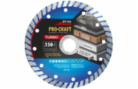 Kotouč řezný diamantový 150mm PROCRAFT DT150 Turbo