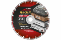 Kotouč řezný diamantový 230mm PROCRAFT DC230 Deep Cut