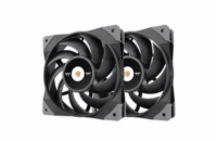 THERMALTAKE Ventilátor Toughfan 12 2-Pack, 2x120mm, černá