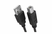 HP datový kabel USB-A na USB-B – 3m Datový kabel HP USB-A na USB-B o délce 3 metry je spolehlivým řešením pro připojení tiskáren, multifunkčních zařízení, skenerů nebo dalších kancelářských periferií