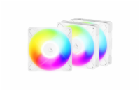ARCTIC P14 Pro Reverse A-RGB (White) 3-pack - ventilátor do PC 140mm 4pin PWM PST reverzní design (b