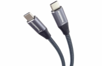 PremiumCord USB-C kabel ( USB 3.2 GEN 2x2, 5A, 100W, 10Gbit/s ) černý 5m