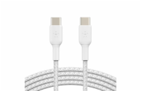 Belkin BOOST CHARGE USB-C/USB-C kabel, 2m, bílý - odolný