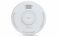 NEDIS Alecto detektor kouře/ EN 14604/ hlasitost 85 dB/ 1x 9V/6F22/ výdrž snímače 10 let/ bílý
