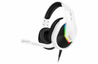 Connect IT NEO herní sluchátka s mikrofonem, Jack + USB - bílá Connect IT NEO herní sluchátka (CHP-3595-WH) s mikrofonem nabízejí výrazný herní design s RGB podsvícením, pohodlnou Over-Ear konstrukci
