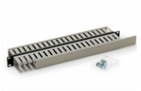 TRITON 19" vyvazovací panel 1U oboustranná plastová lišta, šedá