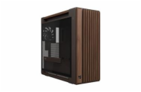 ASUS case PROART PA602 WALNUT WOOD RETRO TG, Mid Tower, průhledná bočnice, hnědá