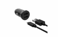 Nabíječka FIXED 2xUSB,USB/micro USB kabel,1m, 15W