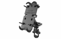 UNPKD RAM QUICK-GRIP XL PHONE HOLDER FOR LARGER DEVICES WITH SHORT ARM AND U-BOLT