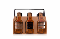 ACCENTRA SET koupelový MEN´S COLLECTION  6 ks pivních lahví v drátěném koši