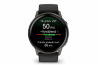 Venu® 4 - 45 mmSlate a Černý silikonový řemínek