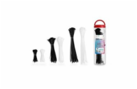 CONNECT IT ZipTie Stahovací pásky na kabely 600ks ČERNÁ/BÍLA