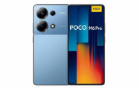 Mobilní telefon POCO M6 Pro Blue 8 GB RAM 256 GB ROM Smartphone - 6,67 palců, 8 GB, MediaTek Helio G99-Ultra, 256 GB, Android 13, 2400 × 1080, Mali-G57 MP2, Dotykové LCD, Bluetooth, Wi-Fi