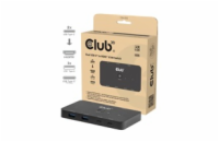 Club3D KVM Switch, 2xUSB-C na HDMI, 4K60Hz, PD 100W