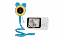 EVOLVEO Baby Monitor N35, dětská chůvička s kamerou,VOX,teploměr,noční vidění,RGB světlo, Modrá