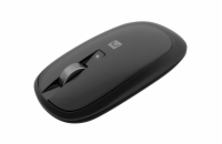 Myš bezdrátová Natec LARK/Kancelářská/Blue Track/4 000 DPI/USB+BT/Černá