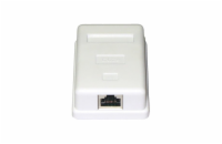 XtendLan Zásuvka 1x RJ-45, Cat5e, stíněná, na zeď, osazená