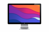 Monitor Apple ThunderBolt Display 27"  Monitor - 27 palců, 2560 x 1440 px, Webkamera, Vady: mírné estetické vady, Thunderbolt kabel je poškozený a funguje pouze při správném úhlu, samotný displej je 