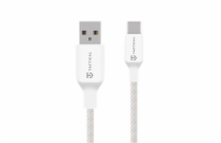 Tactical Stitch Thread Cable USB-A/USB-C 0.3m White