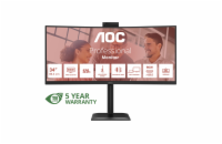 AOC/CU34E4CW/34"/VA/wQHD/120Hz/4ms/Černá/5R