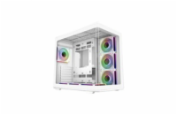 Cooler Master case Elite 600, ATX, Průhledná bočnice, 7x 120mm ARGB Fan, Bílá
