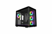 Cooler Master case Elite 600, ATX, Průhledná bočnice, 7x 120mm ARGB Fan, Černá