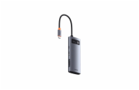 Baseus Metal Gleam Series 7v1 USB-C HUB Dokovací Stanice Space Grey 