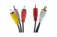 Sencor SAV 107-015 3x Cinch/RCA konektor - 3x Cinch/RCA konektor