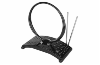 Anténa pokojová EMOS CITY RING-C550, DVB-T2, DAB, FM, filtr LTE/4G/5G