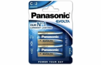 BAZAR - PANASONIC Alkalické baterie EVOLTA Platinum LR14EGE/2BP 1,5V (Blistr 2ks) - Poškozený obal (Komplet)