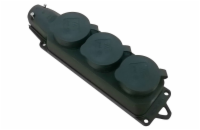 Vícenásobná zásuvka gumová GZF103 IP54