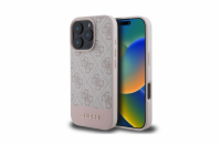 Guess PU 4G Stripe Zadní Kryt pro iPhone 16 Pro – růžová Guess PU 4G Stripe zadní kryt pro iPhone 16 Pro kombinuje ikonický 4G design s elegantním kovovým logem a odolnou konstrukcí. Stylová ochrana 