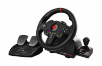 SUPERDRIVE Sada volantu a pedálů 220 RS-X/ PS4/ Xbox One/ Switch 1+2/ PC
