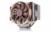 BAZAR - NOCTUA Chladič CPU NH-D15 G2 LBC, 2x 140mm, LGA1851, AM5, hnědá/stříbrná - Poškozený obal (Komplet)