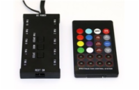 EUROCASE controller + dálkový ovladač pro RGB ventilátor (full colors)