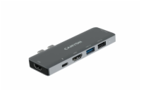 CANYON replikáítor portů DS-5B, 7v1, pro Apple Mackbook s Thunderbolt 3 (USB-C 100W)