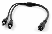 XtendLan Napájecí kabel/splitter 1 na 2, jack 2,1mm, průměr kabelu 1mm/0,3mm