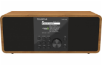 Telestar TOP250 stereo internet./DAB+/FM rádio, Bluetooth, USB nahrávání, Wi-Fi, CZ OSD menu, dřevo