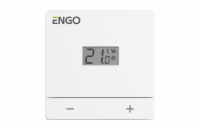 ENGO EASY-BATW Drátový bateriový termostat, bílý