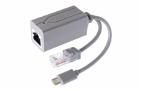 XtendLan XL-POES-5VUM, PoE splitter 802.3af, 100Mb, stabilizovaných 5V/2,4A, výstup micro USB