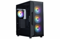 Zalman skříň i3 Neo V2 Black / ATX / 4x 120mm RGB Fan / 2x USB 3.0 / černá