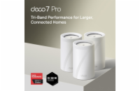 TP-Link Deco BE68(3-pack) WiFi7 Mesh(BE14000,2,4GHz/5GHz/6GHz,1x10GbELAN/WAN,1x2,5GbELAN/WAN,1xGbELAN/WAN,1xUSB3.0)
