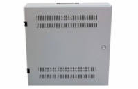 LEXI-Net 19" nástěnný vertikální rozvaděč SOHO 2U+4U 540x170, perforované dveře, šedý