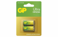 Baterie CR123A GP Ultra lithiová (foto) 2ks