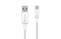 Tactical Stitch Thread Cable USB-A/USB-C 2m White