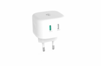 Nedis WCGPD45W100WT- Síťová Nabíječka | 45 W | GaN | PD3.0 | Funkce rychlého nabíjení | 2 výstupy | 2x USB-C™ | Bílá