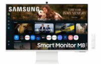 BAZAR - #SAMSUNG MT LED LCD 32" Smart Monitor M8 (M80F) VA, UHD, 60hz, 4ms, hdmi, usb-c, speaker, pivot - Poškozený obal