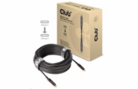 Club3D Kabel USB 3.2 typ C Gen2, aktivní, (M/M), 20m, optický, aktivní, unidirectional, A/V