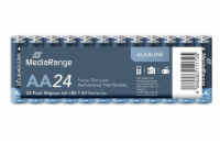 MediaRange Premium Alkalické baterie LR06 (AA) 1,5V blister 24ks/balení
